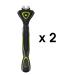 DORCO Pace 6 Sport Razor System - Six Blade Trimmer with Pivoting Head (2 Replacement Handles) - Buy Online on GoSupps.com