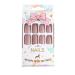 Shop Bohend Matt Long Oval False Nail Tips - Pink Press On Nails for Daily Wear & Parties | Perfect for Women & Girls - Buy Online on GoSupps.com