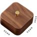 Tlilyy Nordic Simple Dental Floss Box - Customizable Walnut Wood Easy to Use 9.6x9.6x6 cm | International Shipping - Buy Online on GoSupps.com