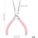 Nail Clips Acrylic Gel Extension Quick Building Shaping Tweezers Pink Design Stainless Steel Manicure Pinching Tools Professional Acrylic Nails Building Tools UV Gel Nails Shaping Tweezers - Buy Online on GoSupps.com