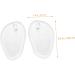 FOMIYES 15 Pairs Metatarsal Pad Sandals - Silicone Gel Insoles for High Heels & Flip Flops - Toe Protectors & Foot Cushions - Transparent Grip Pads - Buy Online on GoSupps.com