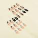 24 Pcs Halloween Press on Nails - MINGCHUN Black Matte Almond Acrylic Nail Art Tips | Ghost Design Full Cover Nails for Women & Girls - Buy Online on GoSupps.com