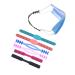 Gatuida Extension Hooks For Ear Hooks 6pcs Earrings Anti-strangulation Drawstring Ear Protection Hooks 16X1.5CM