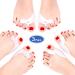Haofy Hallux Valgus toe spreader set with bale protection silicone toe separator hallux valgus correction soft silicone gel toe spreader toes separator for foot pain relief