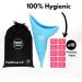Waterproof Urinal for Women - Fixed Tilovers with Hygiene Cloths for Outdoor Use Festivals & Portable Toilets - Blue - Buy Online on GoSupps.com