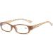 Stylish Women's Anti-Blue Light Reading Glasses | Korean Resin Farsighted Glasses - Gray Frame 4.00 - Buy Online on GoSupps.com