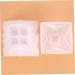EXCEART Resin Molds 3pcs Stencils for Crafts Candle Resin Mold Jewelry Packaging Cases Mold Storage Box Crystal Box Whitex3pcs 8.5x7x12.3cmx3pcs - Buy Online on GoSupps.com