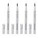 Granvoo 4pcs Makeup Freckle Pen,Long Lasting Natural Freckle Pencil,Fake Freckle Makeup Pen,for Natural Effortless Makeup