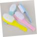 Healeved 40 Pcs Small Hair Brush Infant Comb Scalp Shampoo Brush - Newborn Comfortable Baby Brush Set - Assorted Colors - 13.5X3.9CM - Buy Online on GoSupps.com