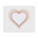 Azeeda 2 x 'Colorful Heart Shape Lines Multi Colored Rainbow' Microfiber Lens/Eyeglasses Cleaning Cloths (LC00020135)