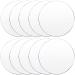 10Pcs Clear Acrylic Sheet 0.04 Inch Thick Acrylic Plastic Disc Transparent Round Acrylic Panel Circle Acrylic Sheets Sign for Picture Frame Painting DIY Crafts (2.5 inch / 6.35 cm)