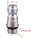 Flylock Universal 8mm M8x1 Male Thread Stainless Steel Quick-Disconnect Plug Adapter PCP Paintball Charging Fittings with Sealing O-Ring - Buy Online on GoSupps.com