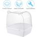 UEETEK Caged Bird Bath - Small Bird Parrot Supplies - Bathing Tub for Canary Budgies - Random Color - Buy Online on GoSupps.com