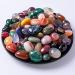 SigMntun Polished Stone Set Mixed Crystals 72 Pcs Handpicked Natural Tumbled Gemstones Rocks Pebbles for Reiki Chakra Healing Home Decor Mixed Crystals 1.2cm
