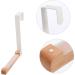 Cabilock Door Hook Hanging Coat Mounted Hanging Storage Single Over Door Hanger No Trace Iron Gate 17.5X16CM White - Buy Online on GoSupps.com