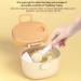 FIACVRS Baby Milk Powder Dispenser with Spoon - Large Capacity, Detachable, Yellow - Buy Online on GoSupps.com