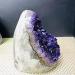 Natural Brazilian Amethyst Geode Purple Crystal Clusters Quartz Stone 500g-600g for Home 1pc Chakra Reiki Balancing - Buy Online on GoSupps.com