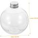 GRIRIW 10pcs Transparent Spherical Bottle Christmas Tree Ornaments Clear Bottles Lightweight Juice Bottles - Buy Online on GoSupps.com