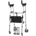 Walker Adjustable Elderly with Armrest Pads and Seat Elderly Disabled Smooth and Easy to Clean 4 Wheels (Four Wheel) Good Times - Buy Online on GoSupps.com