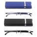 Kokobin 2 Stueck Ultralichte Tr90 Reading glasses Men Women Classic Metal Visual Aid Halfbrille Narrow Style Glasses Reading Aid With STUI and glasses cleaning cloth +2.0 2 Stueck +2 Dioptria (2 pack)