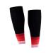 Yardwe Footless Compression Socks - Elastic Calf Support Sleeve for Men & Women - Breathable Shin Splint Relief & Sports Calf Brace - Red - Buy Online on GoSupps.com