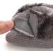 Baby Winter Fleece Booties - Non-Slip Soft Sole Shoes for Boys & Girls 6-12 Months - D Grey - Buy Online on GoSupps.com