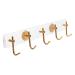 Alipis Towel Holder Towel Hooks Clothes Hanger Hooks Belt Hooks Coat Hook Decorate Wall Hanging No Punching