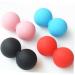 Healvian 3ST Yoga Ball - Mobility Peanut Massage Roller for Muscle Relaxation & Fitness - Silicone Lacrosse Peanut Ball - Buy Online on GoSupps.com