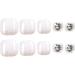 FEIlei False Toenails White Artificial Short Toenails Full Cover Toe Nails for Women - Buy Online on GoSupps.com