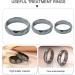 DOITOOL Creative Hematite Rings - Set of 3 Magnetic Finger Rings for Health & Wellness | Stylish & Practical Hematite Stone Jewelry - Buy Online on GoSupps.com