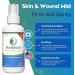 MEDIQUICK Skin & Wound Mist Treatment | Healing First Aid Spray for Cuts, Burns, and Scrapes | Soothes Itching, Inflammation | 4oz Bottle - Buy Online on GoSupps.com