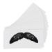 minkissy 40 Pcs Stickers Cleaning Accessories Mustache Cleaning Fake Mustache Sticker Mustache Wax Strips Mens Sticking Stuffers Mustache Protector Sticker Fake Beard Body Applicator Man 11X5cmx2pcs Blackx2pcs