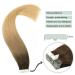 VARIO TAPE Extensions - 100% Natural Real Hair 20 Pieces 50g Dark Brown to Honey Blond 20 Inches | International Shipping Available - Buy Online on GoSupps.com