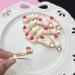 hgnxa Cute Heart&Bone Shape Hairpins Hot Girls Duckbill Hair Clip Spring Hair Clip for Woman Ponytail Side Hair Clip Beige - Buy Online on GoSupps.com