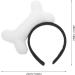 Luxshiny Bone Headband Plush Dog Bone Shape Hairband Halloween Dog Bone Hair Hoop Headwear Hair Accessories for Women Girls Halloween Christmas Party Costume - Buy Online on GoSupps.com