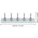 Ipetboom Nail Display Stand 1 Set Acrylic DIY Nail Crystal Holder Magnetic Practice Stands for False Nail Tip Manicure Tool Salon Use Silver - Buy Online on GoSupps.com