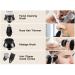5 in 1 Rechargeable Bald Head Electric Shaver for Men - Head Shavers Beard & Nose Trimmer Clipper - Black - Buy Online on GoSupps.com