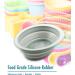Freetune Foldable Shaving Bowl - Silicone Rubber Pocket Size & Durable Multipurpose Bowl - Easy to Carry Silver - Buy Online on GoSupps.com