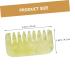 Magiclulu Jade Gua Sha Comb - Scalp Massager & Head Massage Tool for Relaxation | International Shipping Available - Buy Online on GoSupps.com