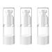 TIANZD 3Pcs Empty 15ml Transparent Airless Pump Bottles Refillable Clear Travel Vacuum Lotion Pump Containers for Cosmetic Foundation Lotion Gel - No Straw Required