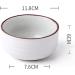 FURLOU Bowl Ceramic Cereal Bowls 11 Ounce Kitchen Bowls for Oatmeal Breakfast Chip Rice Soup. Bowls (Color : White) - Buy Online on GoSupps.com