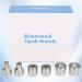 FRCOLOR Diamond Dermabrasion Replacement Tips - 1pc Microscopic Carving Head for Smooth Skin | 9.5x8.5cm White - Buy Online on GoSupps.com