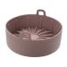 Zerodeko Cleaning Handle Easy Grade Mat Stick Pot Non Silicone Fryer Fried Double Liners Liner Food Baking Coffee 20X20CM