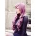 Prettyland Lady 70cm Purple Violet Curls Wavy Wig with Bangs - Perfect for Parties & Shows | International Shipping - Buy Online on GoSupps.com