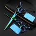 Hair Cutting Scissors 6 Inch Professional Green Gem Hair Scissors Salon Cutting Barber Haircut Thinning Shears Hairdressing Scissors Set One Color