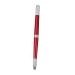 Didiseaon Permanent Professional Eyebrow Supply Manual Make Makeup Pencil Microblading Alloy Embroidered 14.2x0.9cm Red