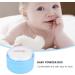 Uonlytech Blue Baby Talcum Powder Puff with Container - Ideal for Home and Travel - Buy Online on GoSupps.com