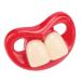 Cute Baby Pacifier - Funny Design Soft Silicone for Enhanced Sucking & Swallowing (4 Two Teeth) - Shop Internationally! - Buy Online on GoSupps.com