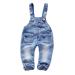 KIDSCOOL SPACE Baby & Little Boys/girls Water Washed Ripped Soft Denim Overalls 12-18 Months Light Blue-1818
