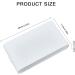 NICENEEDED Nail Art Stickers Storage Box White Rectangle Plastic Container with lid for Nail Decals Portable Dustproof Organizer Sundries Storage Nail Art Accessories - Buy Online on GoSupps.com